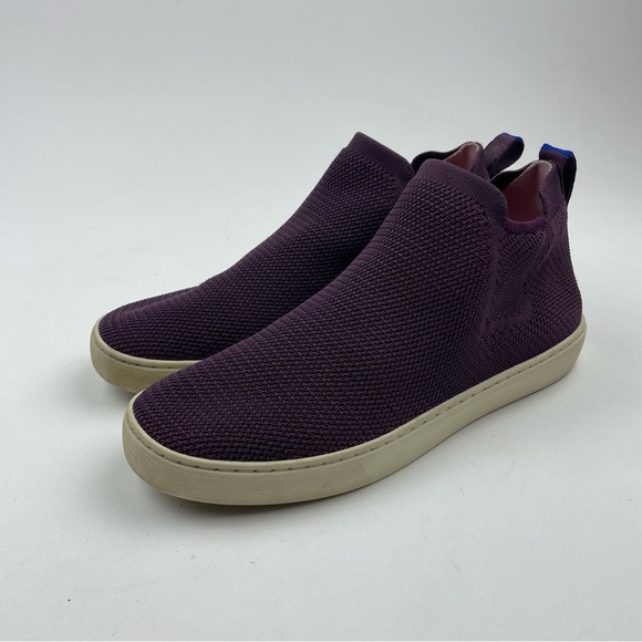 Rothy’s Berry Lattice Stitch Chelsea Boots Limited Edition Retired Size 11.5 - Picture 1 of 11